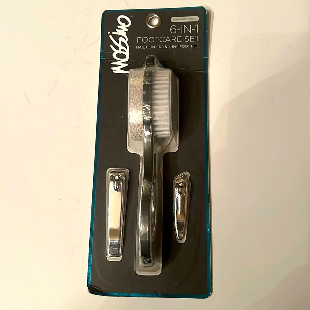 Massimo 6-in-1 foot care set nail clippers & 4-in-1 foot file